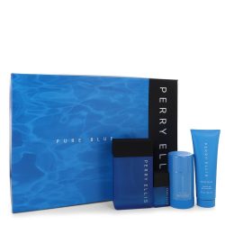 Perry Ellis Pure Blue Cologne By Perry Ellis Gift Set