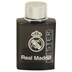 Real Madrid Black Cologne By Air Val International Eau De Toilette Spray (Tester)