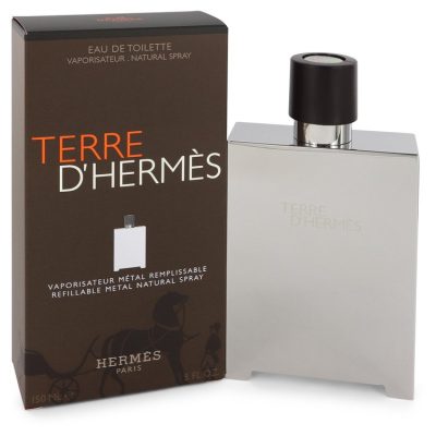 Terre D'hermes Cologne By Hermes Eau De Toilette Spray Refillable (Metal)