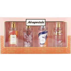 4 PIECE VARIETY WITH GRACEFUL GARDENIA & BLUSHING & SAG HONEYSUCKLE & GOLDEN HOUR AND ALL ARE BODY MIST 3.4 OZ - AEROPOSTALE VARIETY by Aeropostale