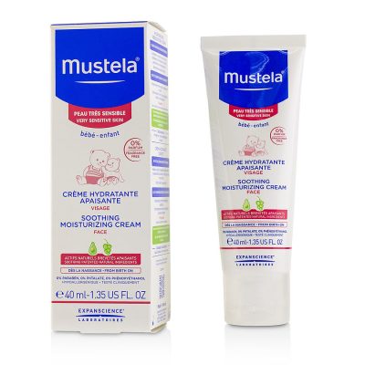 Soothing Moisturizing Cream For Face - For Very Sensitive Skin  --40ml/1.35oz - Mustela by Mustela