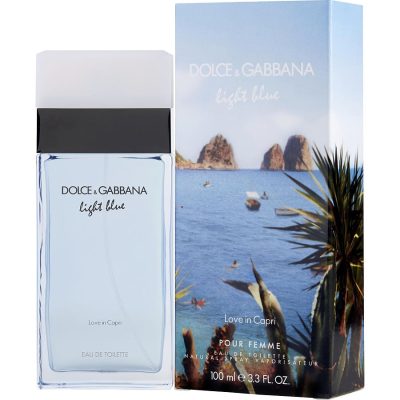 D & G Light Blue Love In Capri By Dolce & Gabbana